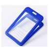 Bilde av Orange 86x54 mm Card holder / carrying case hard plastic / Badge holder. Clear on both sides (vertical / portrait). 60270343 (DE,SE,NO,FI,RO,PL)