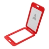 Bilde av Yellow 86x54 mm Card holder / carrying case hard plastic / Badge holder. Clear on both sides (vertical / portrait). 60270347 (DE,SE,NO,FI,RO,PL)