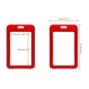 Bilde av Yellow 86x54 mm Card holder / carrying case hard plastic / Badge holder. Clear on both sides (vertical / portrait). 60270347 (DE,SE,NO,FI,RO,PL)